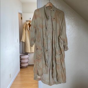 Free people peach cloud duster jacket